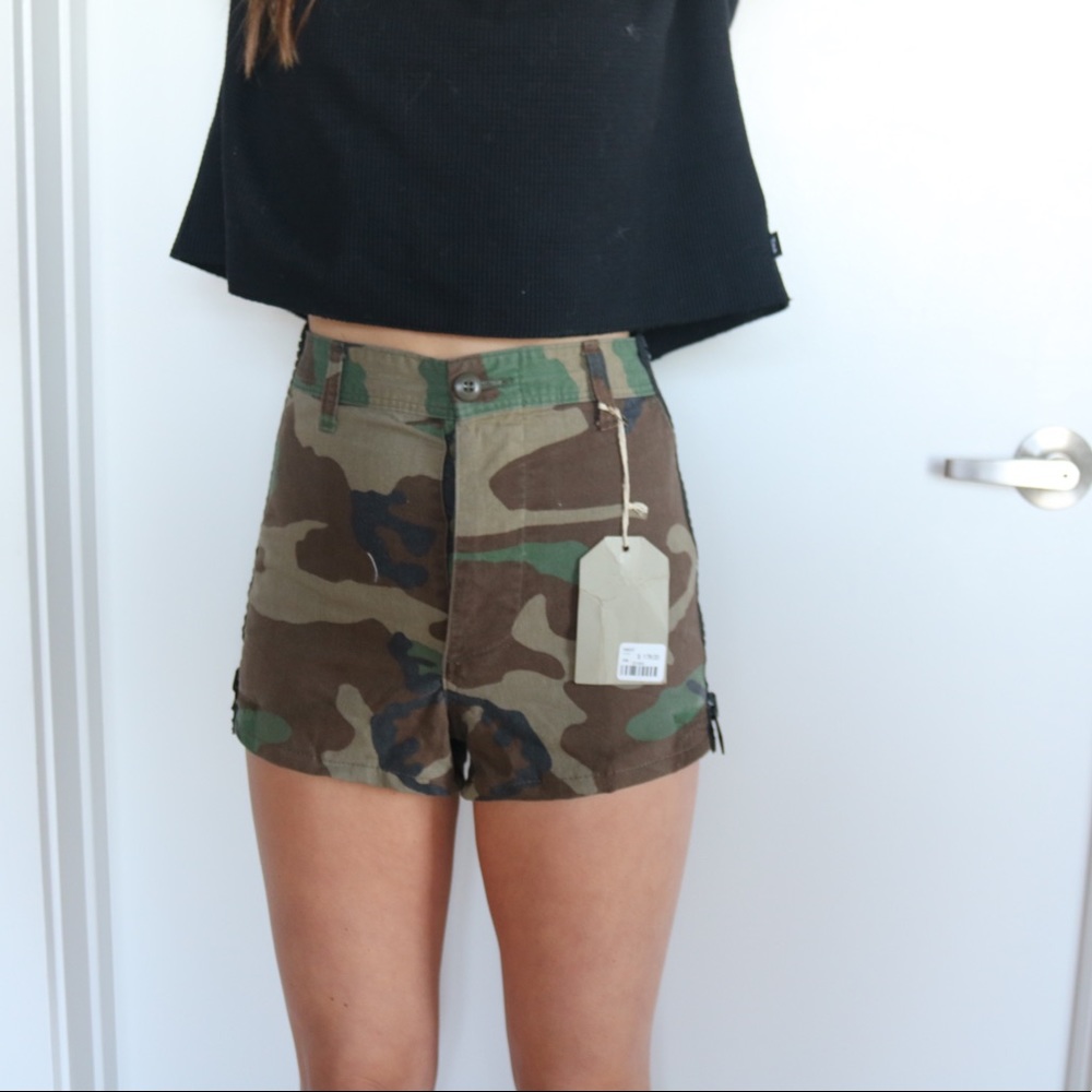 LF Army Green Shorts